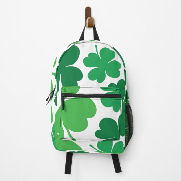 Item preview, Lucky 4 Leaf Clover Pattern (green/white) designed and sold by Design Minds Boutique.