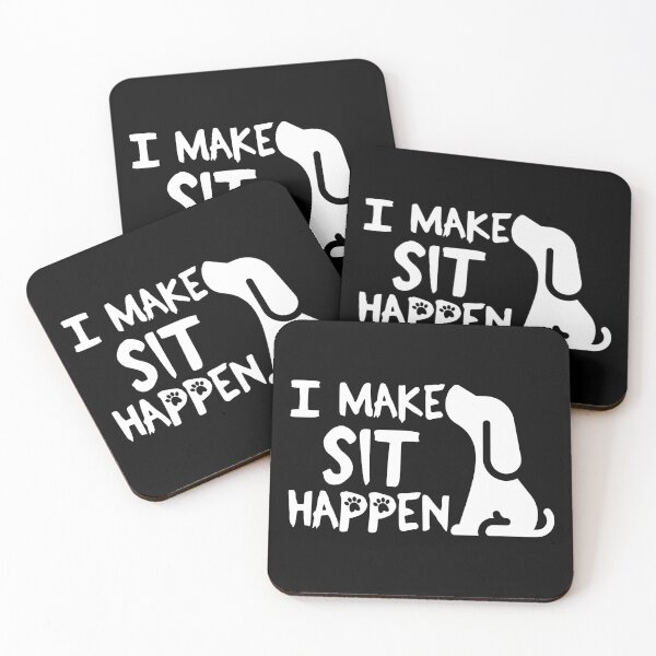 Item preview, I Make Sit Happen - Dog Love White designed and sold by 4U2NV-LDN.