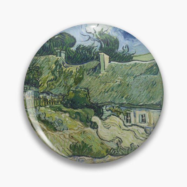 Item preview, Thatched houses in Cordeville near Auvers-sur-Oise - Vincent van Gogh designed and sold by TemporaryArt.