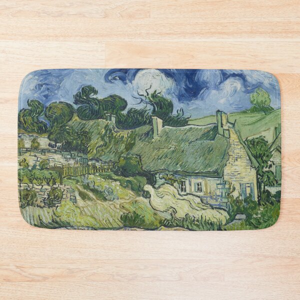 Item preview, Thatched houses in Cordeville near Auvers-sur-Oise - Vincent van Gogh designed and sold by TemporaryArt.