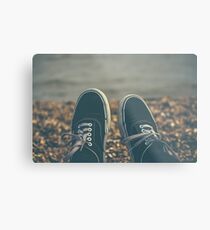 Vans and the Beach Metal Print