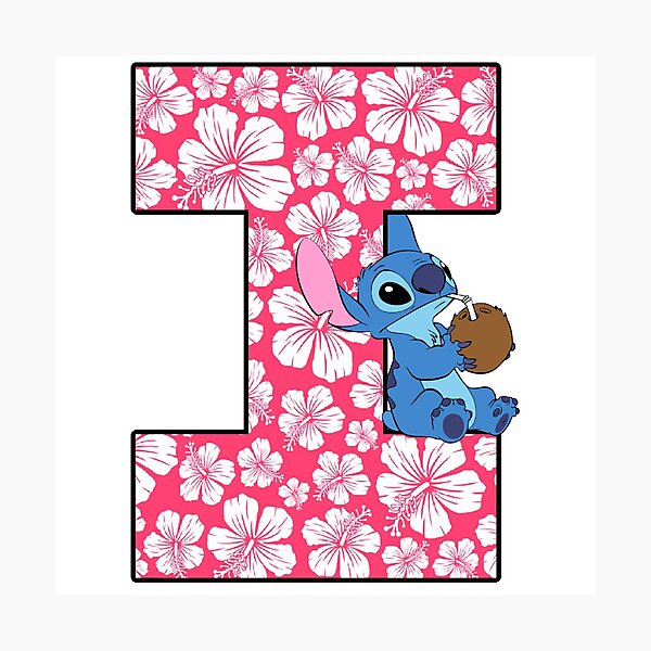 L Mina Fotogr Fica Lilo Stitch Letra I De Lizettesotelo Redbubble