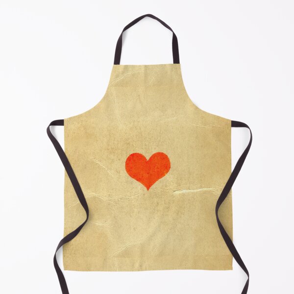 Item preview, Red heart shape on a texture of old yellowed and cracked paper designed and sold by Grégory DUBUS.