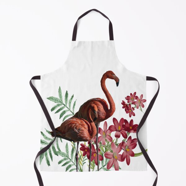 Item preview, Beautiful Flamingo, Cute Pink Flamingoes and red Flowers , designed and sold by redodaha.