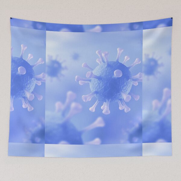 Item preview, MICROSCOPIC VIEW BLUE BACTERIA CONCEPTUAL IMAGE ...MEDICAL LABORATORY SCIENTIST designed and sold by Hippiesole.