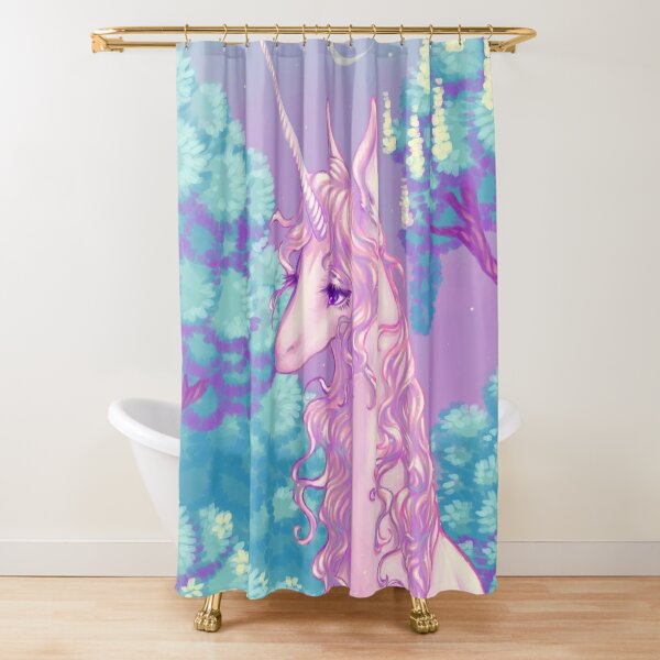 The Last Unicorn’s Forest Shower Curtain