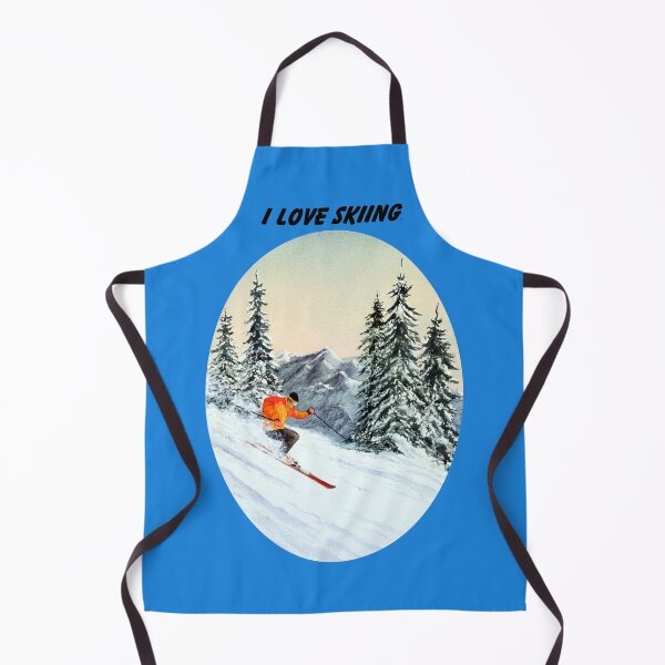 Item preview, I LOVE SKIING With A Banner designed and sold by William Holkham.