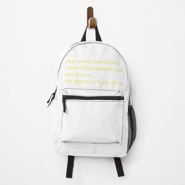 Item preview, Dear person behind me, lots of love (yellow text) designed and sold by Nyxco.