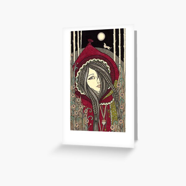Piku Punahilkka Greeting Card