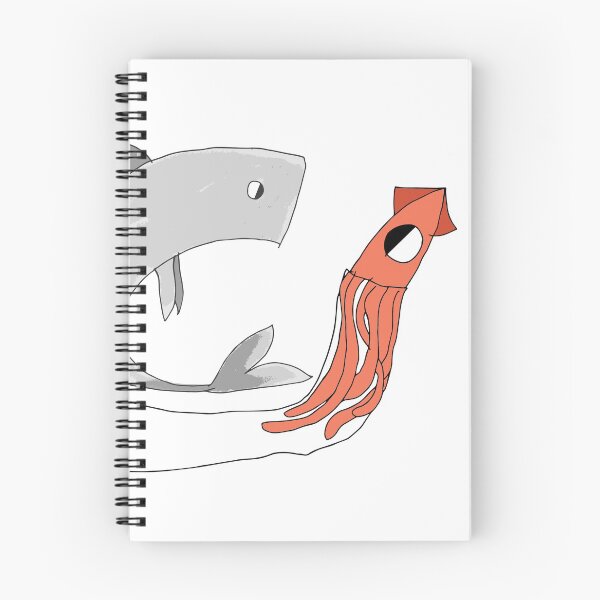 Item preview, Whale vs Squid designed and sold by AwesomeAnimal.