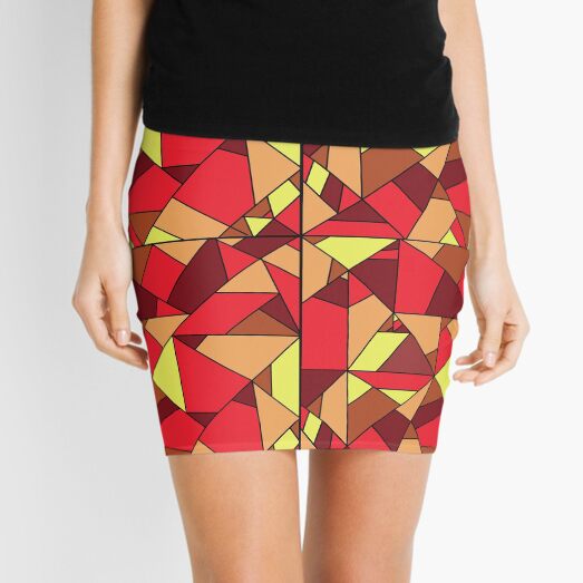 magma texture Mini Skirt