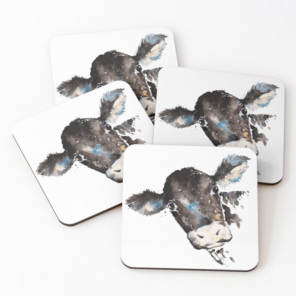 Item preview, Black Angus Watercolor designed and sold by Red Barn  Co-Op.