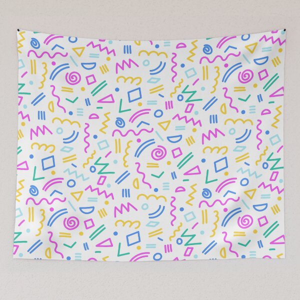 Item preview, Retro 80s Funky Pattern designed and sold by Gabriela Simon.