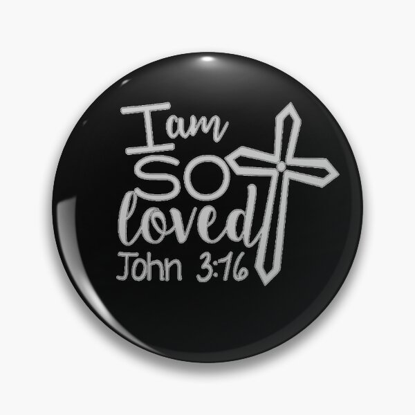 Item preview, I am so loved John 3:16 designed and sold by PaperDreamPod.