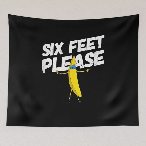 Item preview, Funny Quarantine Six Feet Please Banana Gift designed and sold by Kapi7789Us.