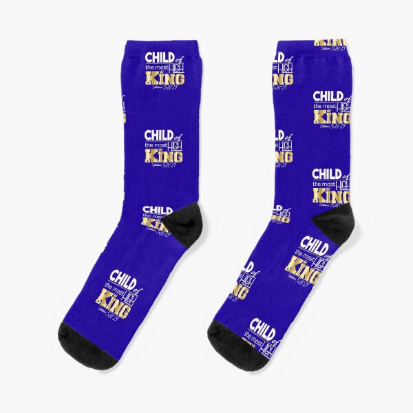Child of the most High King Socks