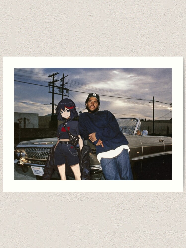 Alternate view of chillin with the homie Art Print