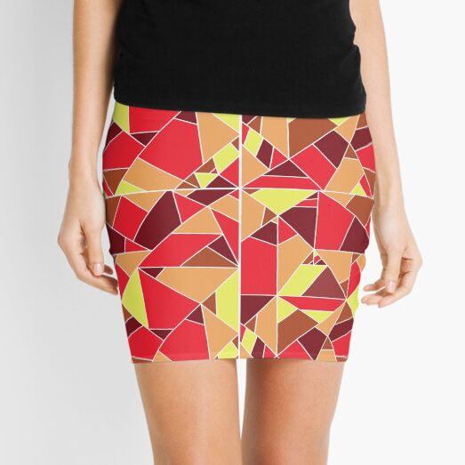 magma texture Mini Skirt
