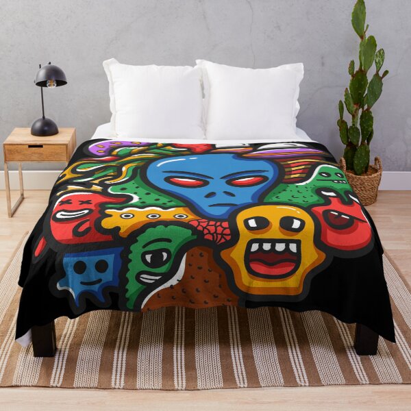 Artikelvorschau, Alien Monster Doodle Kunst entworfen und verkauft von Dzulhan.