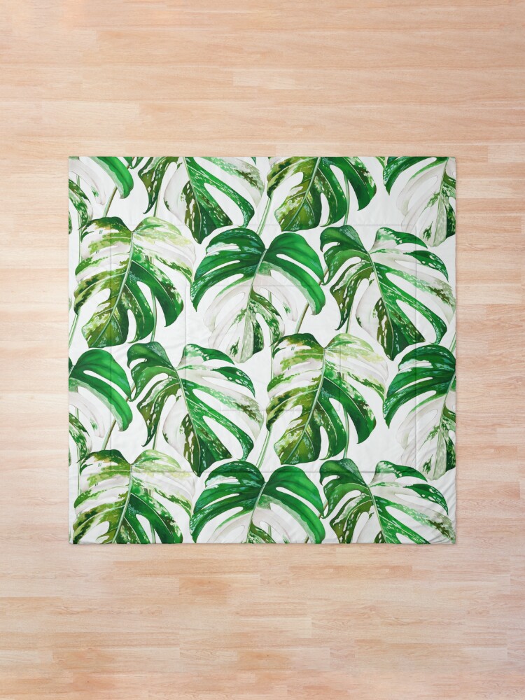 Alternate view of Monstera Albo Comforter