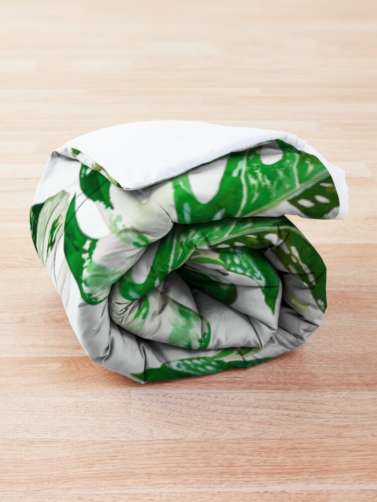 Alternate view of Monstera Albo Comforter