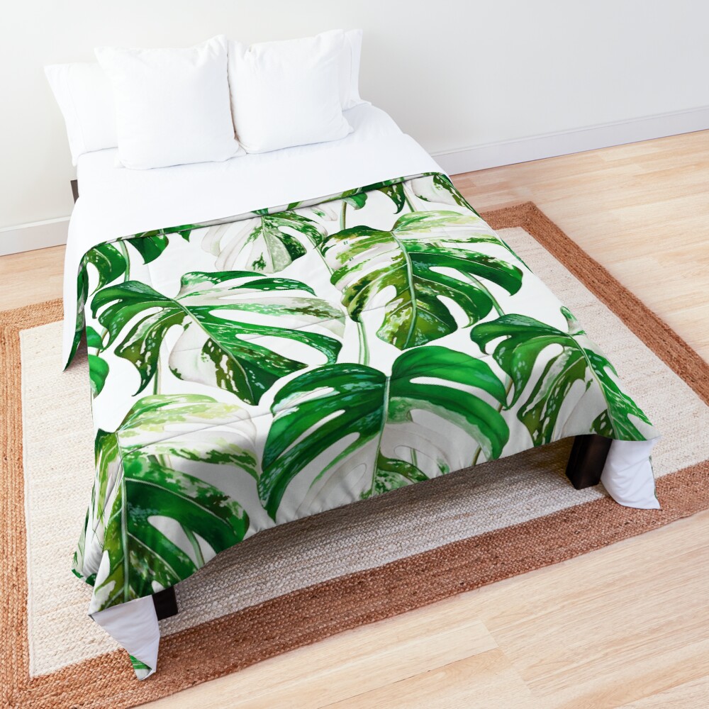 Monstera Albo Comforter