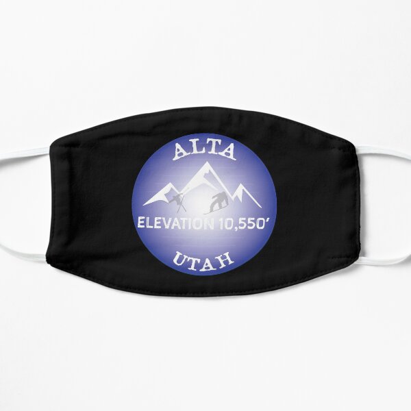 Alta Ski Mountain Utah Sticker Decal Moab Ski Area Snowboard Mask