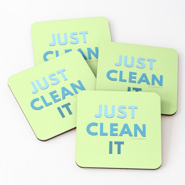 Item preview, Just Clean It designed and sold by SavvyCleaner.