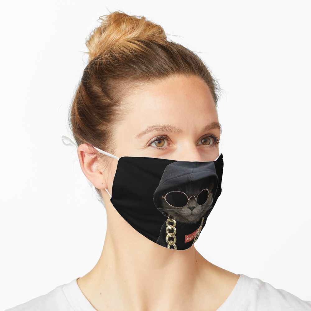 Hood Cat face design Mask