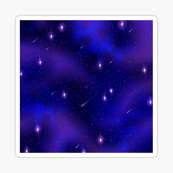 Dark starry Galaxy Sticker