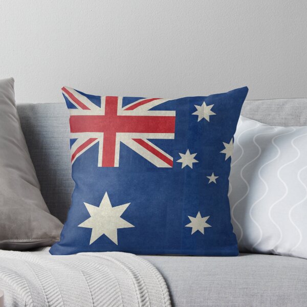 Item preview, Flag of Australia, retro textured look designed and sold by Bruiserstang.