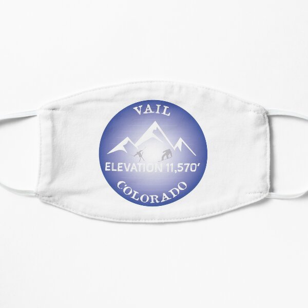 Vail Colorado Ski Snowboard Heli Drop Sticker Lions Head Skier Snowboarder Gift Ideas Mask