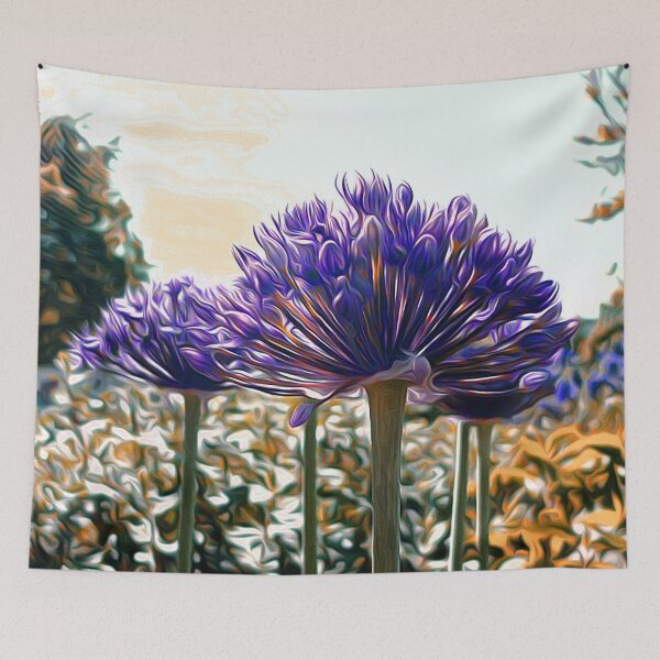 Item preview, Purple vineyard leek designed and sold by Sabine Straka.