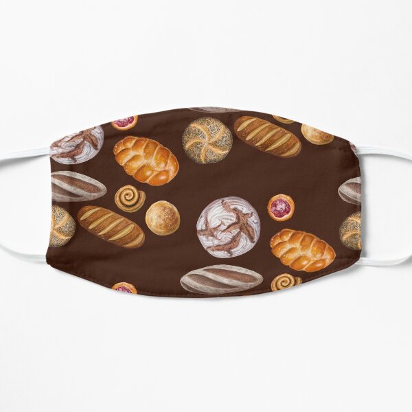 Bread and Pastries Flat Mask
