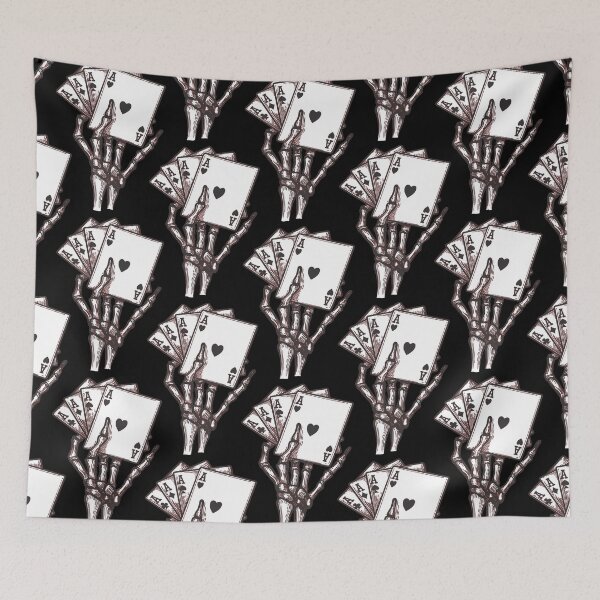 Item preview, Skeleton Poker Hand Aces High designed and sold by 108dragons.