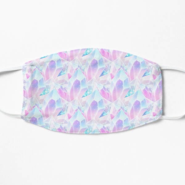 Cristales Pastel Galaxy Mascarilla plana