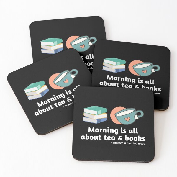 Item preview, Teacher morning is books and tea designed and sold by amr badawy.
