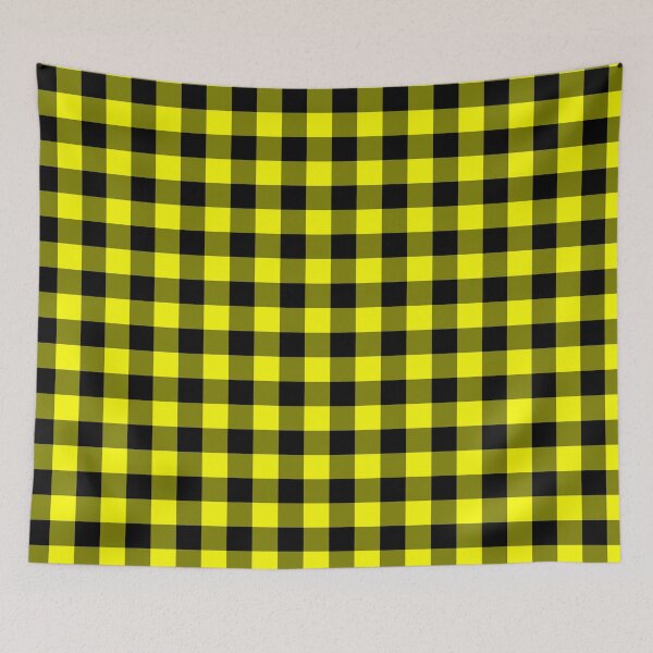 Item preview, Checkered pattern (Yellow and Black) designed and sold by Pendy777.