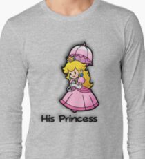 Mushroom Kingdom Couple: Peach Shirt Long Sleeve T-Shirt
