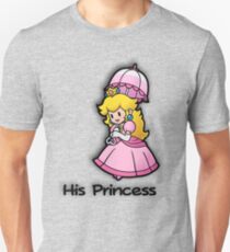 Mushroom Kingdom Couple: Peach Shirt Unisex T-Shirt