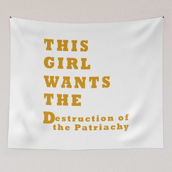 Item preview, She wants the d destruction of the patriarchy designed and sold by GoodyLeo.