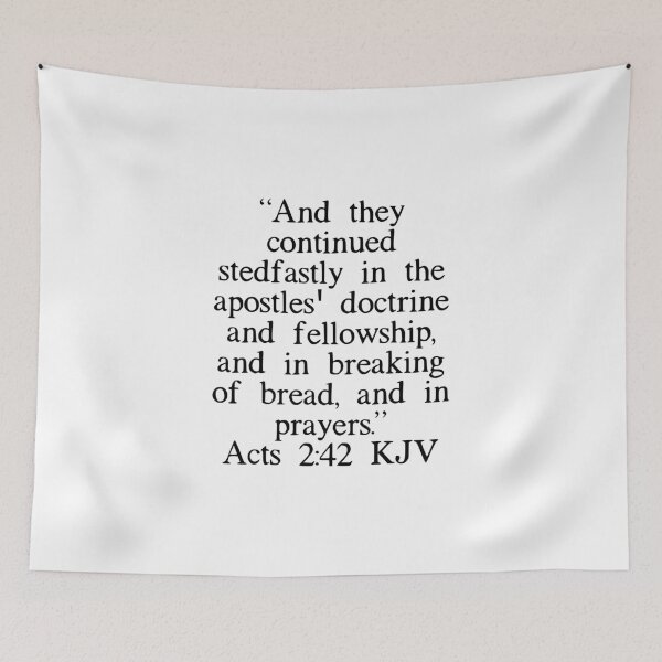 Item preview, Acts 2:42 KJV designed and sold by IBMClothing.