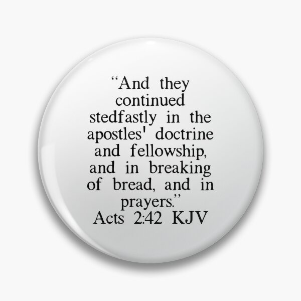 Item preview, Acts 2:42 KJV designed and sold by IBMClothing.