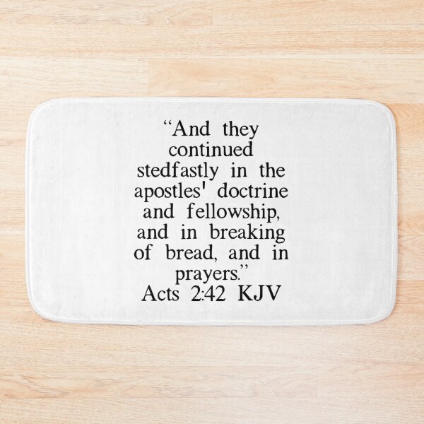 Item preview, Acts 2:42 KJV designed and sold by IBMClothing.
