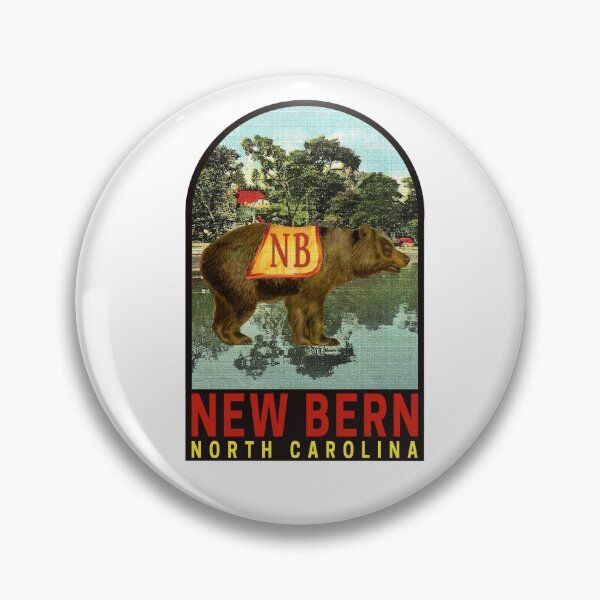 Item preview, Vintage New Bern North Carolina Travel Decal designed and sold by fearcity.