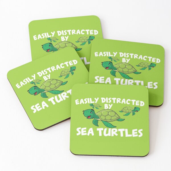 Item preview, Easily Distracted By Sea Turtles For Turtle Lovers designed and sold by TheCrazyBear.