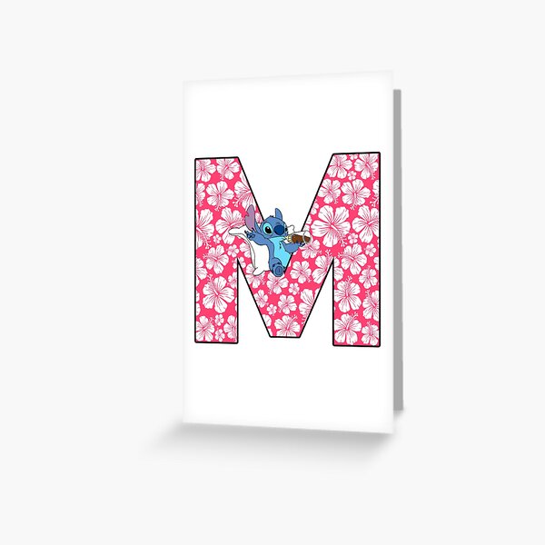 Artikel-Vorschau von Lilo & Stitch Letter M., designt und verkauft von Lizettesotelo.