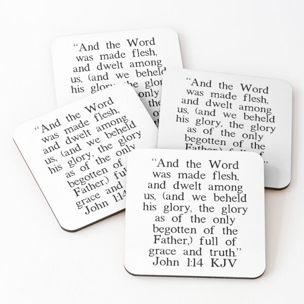 Item preview, John 1:14 KJV designed and sold by IBMClothing.