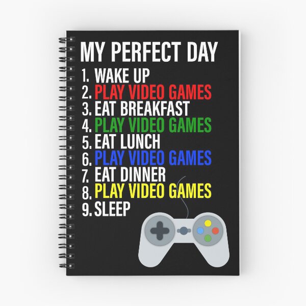 Item preview, My Perfect Day Play Video Games Cool gamer Funny Gaming (gift) designed and sold by ammar-ozbek.