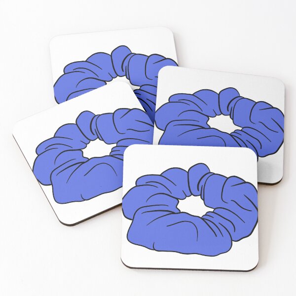 Item preview, Blue Scrunchie Sticker designed and sold by cd26.